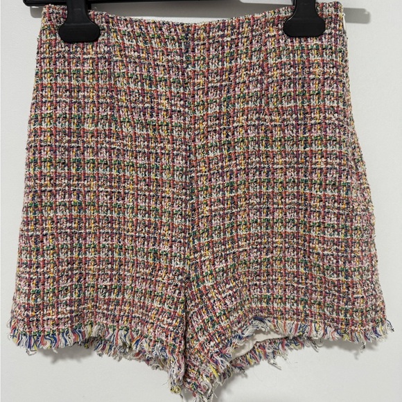 Multicolor Tweed Shorts Zara XS - Picture 2 of 6